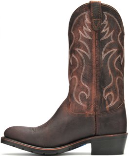 Double H Boot 12 Inch AG7 Work Western in Brown - Double H Boot Mens